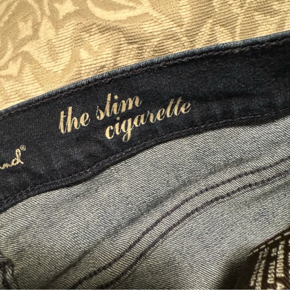 Women's Seven For All mankind Jeans The slim Cigarette Wash Dark Size 29 - Picture 7 of 8
